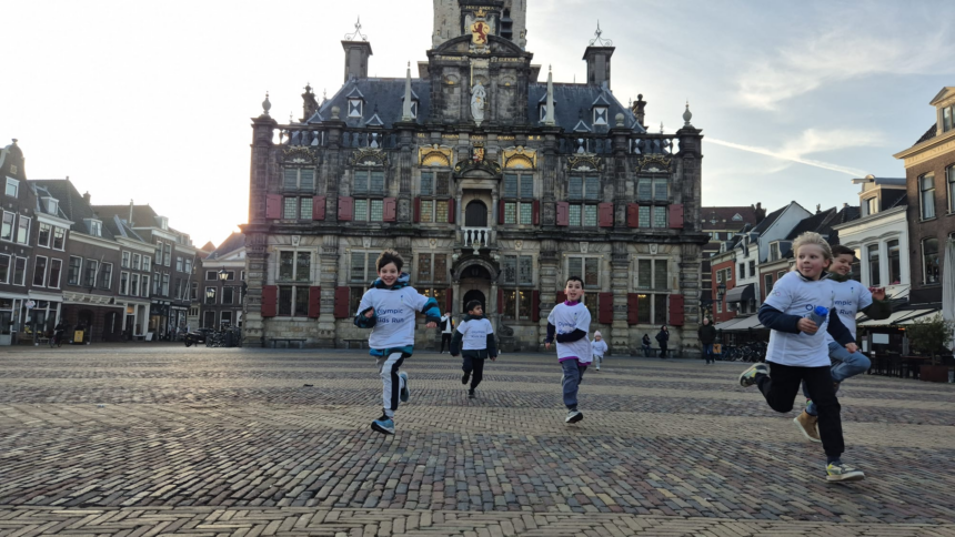 300 kinderen verbinden BSO-locaties tijdens Olympic Kids Run