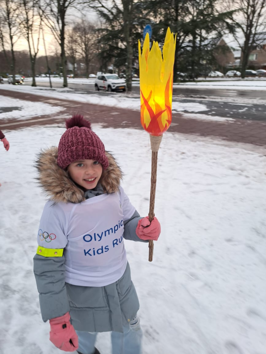 300 kinderen verbinden BSO-locaties tijdens Olympic Kids Run