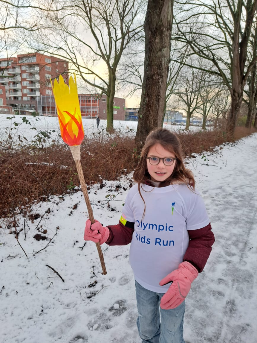 300 kinderen verbinden BSO-locaties tijdens Olympic Kids Run